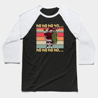 Retro Ho Ho Ho Golf Baseball T-Shirt
